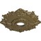 Ekena Millwork Riley Ceiling Medallion (Fits Canopies up to 4 5/8"), 18"OD x 3 1/2"ID x 1 1/2"P, Mississippi Mud CM18RLMMF - alternate 3